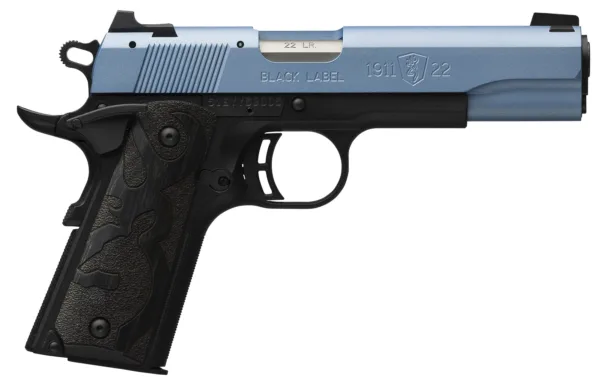 BROWNING 1911-22 BK LBL 22LR 4.25" POL#
