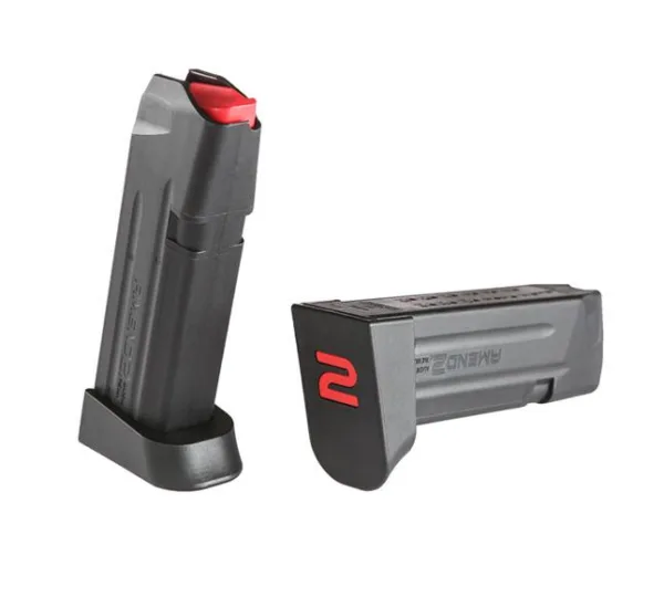 Amend2 A2-19 Polymer Magazine Designed for Glock 19 9x19mm -15/rd Black