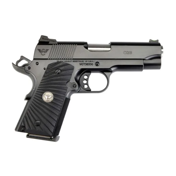 Wilson Combat CQB Compact Handgun 9mm Luger 8 & 10rd Magazines (2) 4" Barrel Black