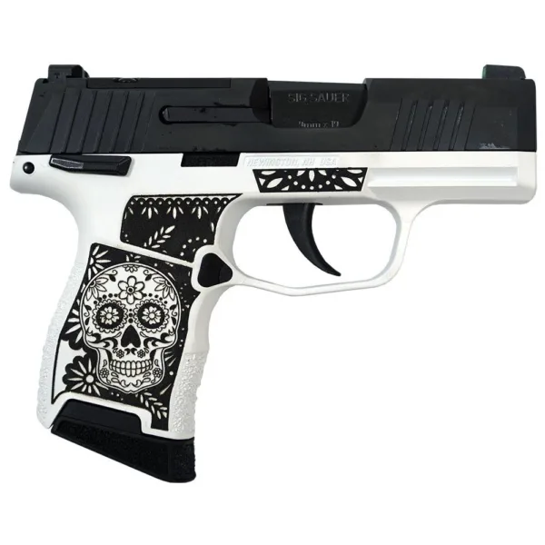 Sig Sauer Exclusive "Sugar Skull" P365 Optic Ready Handgun 9mm Luger 10rd Magazines(2) 3.1" Barrel X-RAY 3 Sights Manuel Safety