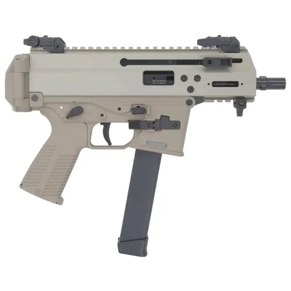 B&T APC9K Pro Handgun 9mm Luger 33rd Magazine 4.3" Barrel Coyote Tan with Glock Lower