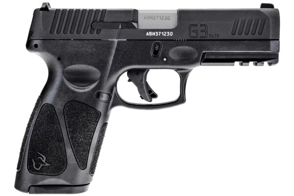 Taurus G3 Full Size Pistol - Black | 9mm | 4" Barrel | 10rd | MA Compliant