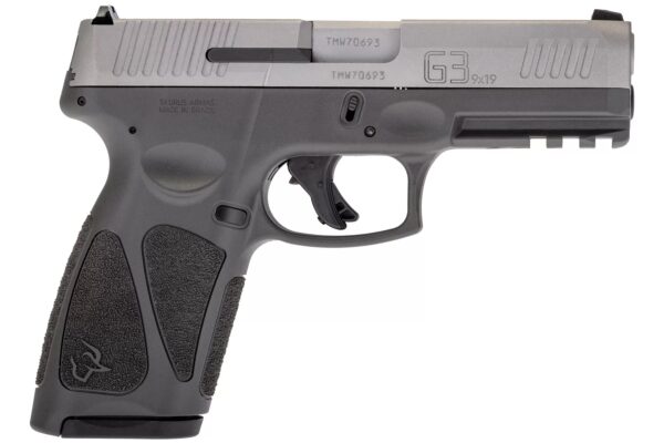 Taurus G3 Full Size Pistol - Gray / Stainless | 9mm | 4" Barrel | 15rd