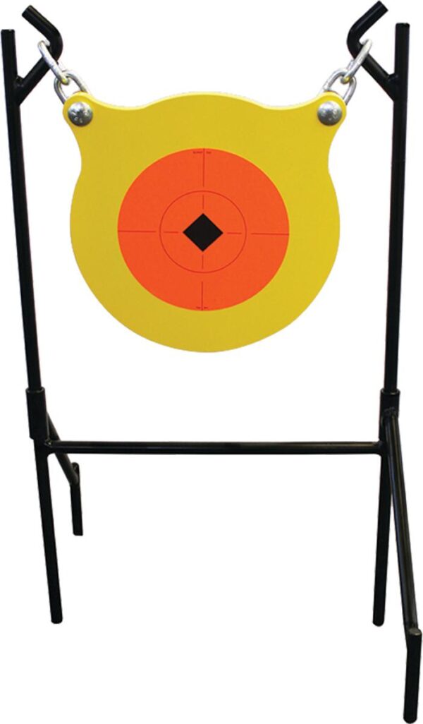 Birchwood Casey World of Targets Boomslang AR500 Shooting Gong Target 1/2" x 9.5" Diameter Yellow