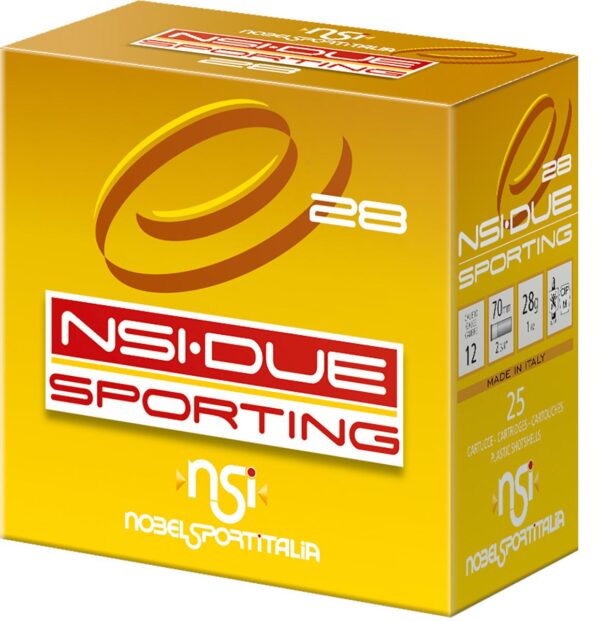 Nobel NSI Due Sporting Shotshells 12 ga 2-3/4 1 oz 1315 fps #7.5 25/ct