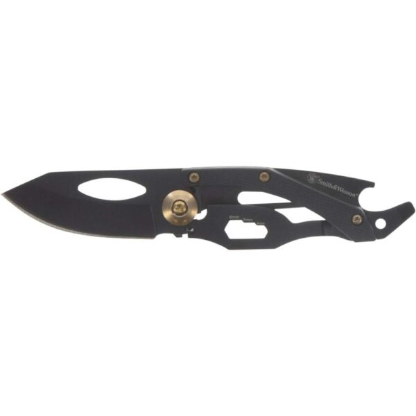 Smith & Wesson Small Folding Knife 2" Drop Point Blade Black