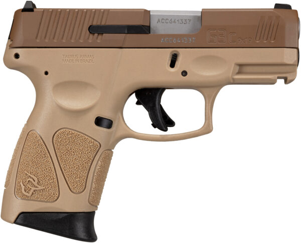 Taurus G3C Compact Pistol - Tan / Coyote | 9mm | 3.2" Barrel | 10rd