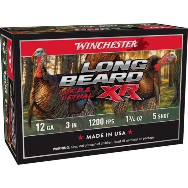 Winchester Long Beard XR Shotshells 3" 1-3/4 oz #5 10/ct