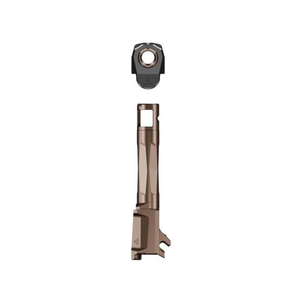 Radian Weapons Afterburner and Ramjet Combo Barrel and Compensator for Sig Sauer P365 P365X Bronze