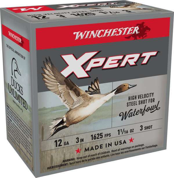 Winchester Ammo WEX123M3 Super X Xpert High Velocity 12Gauge 3" 1 1/16oz 3Shot 25 Per Box/10 Case