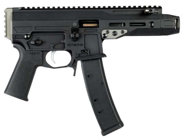 Nemo Arms MNG-9MM-C Mongoose  9mm Luger 35+1 5.80" Black Front Cap Compensator, Black Picatinny Rail Receiver, Black Grip, Ambidextrous