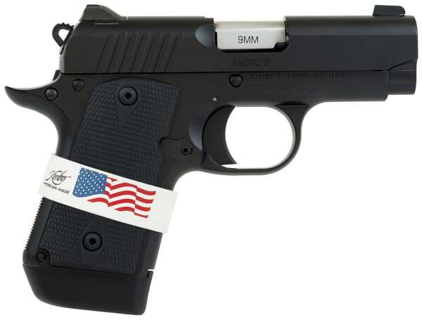Kimber Mfg.,inc 3300244 Micro 9 Liberty 9mm 7+1 3.15" Black KimPro II Stainless Steel Slide