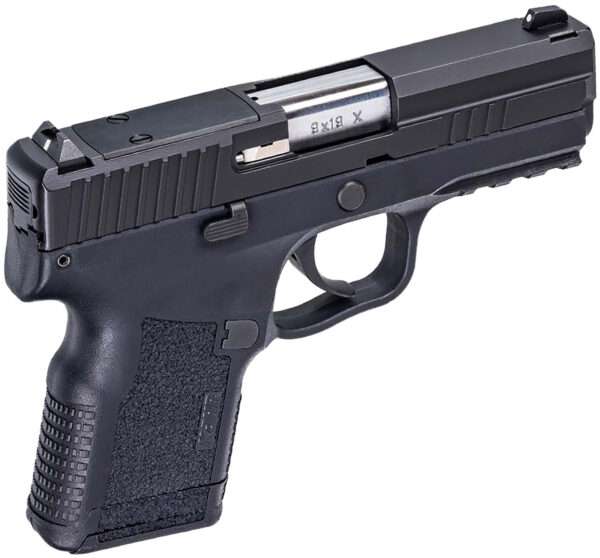 Kahr Arms KX9094RD10 X9  9mm Luger 10+1 3.54" Stainless Steel Barrel, Blackened Optic Ready/Serrated Stainless Steel Slide, Black Polymer Frame w/Picatinny Rail