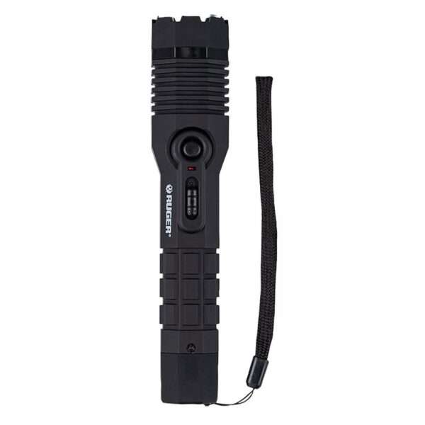 Sabre Ruger Stun Gun with Flashlight 300 Lumen Black