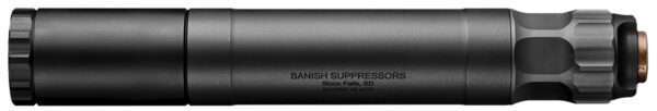 Banish(Silencer Central) BANISH45 Banish 45  45Cal 1.375" Black Aluminum/Titanium .578"x28